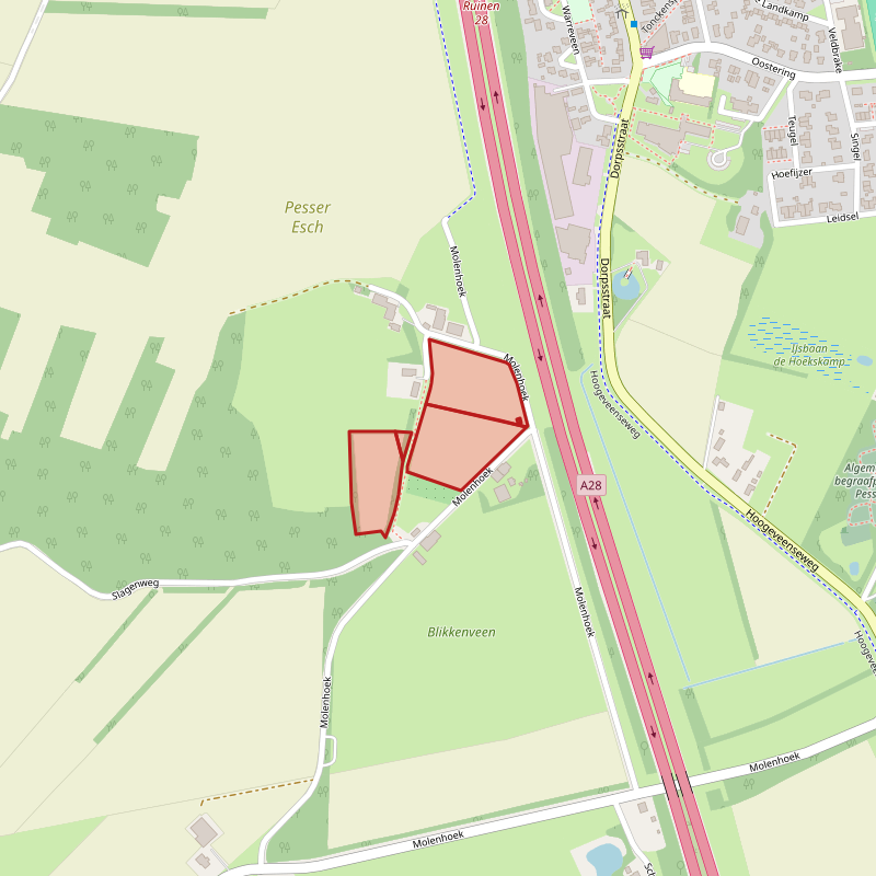Landbouwgrond te koop bij inschrijving te Pesse (2,56 ha)
